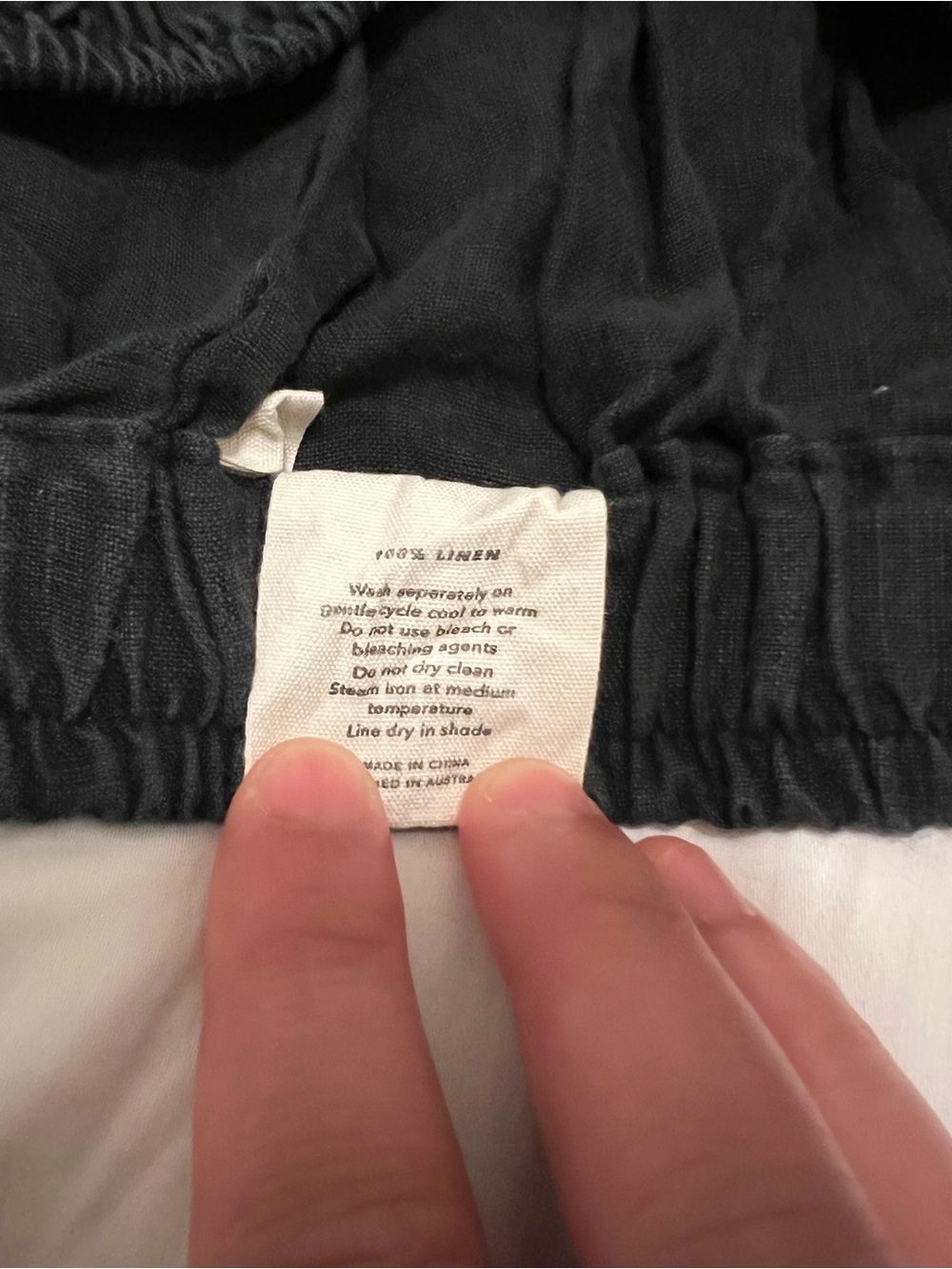 Deiji Studios 03 Linen Set - Deep Black - Picture 10 of 10